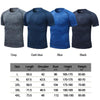 Men's Running T-Shirts, Quick Dry Compression Sport T-Shirts, Fitness Gym Running Shirts, Soccer Shirts Men's Jersey Sportswear - Surprise store