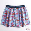 1pcs Homewear Boxer Briefs Men Plus Size Cotton Underwear Male Cartoon Print Loose Sleepwear Shorts Panties Underpant Cuecas