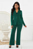 women's suit office two piece set long sleeve suit pants 2 piece set female winter two pieces sets office female - Surprise store