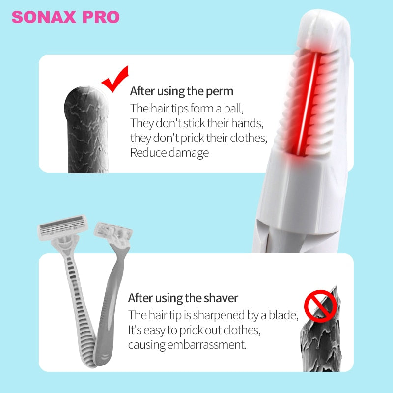 Mini BIKINI Trimmer for Women Electric Heating Wire Battery Shaving Legs Body Hair Removal Portable and Safe Epilator Painless