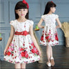 Summer Girls Dress 12 Children's Clothing Short Sleeve Sweet Dress 9 Student Fashion Dresses 8 Kids 7 Years Old 5 Princess Dress