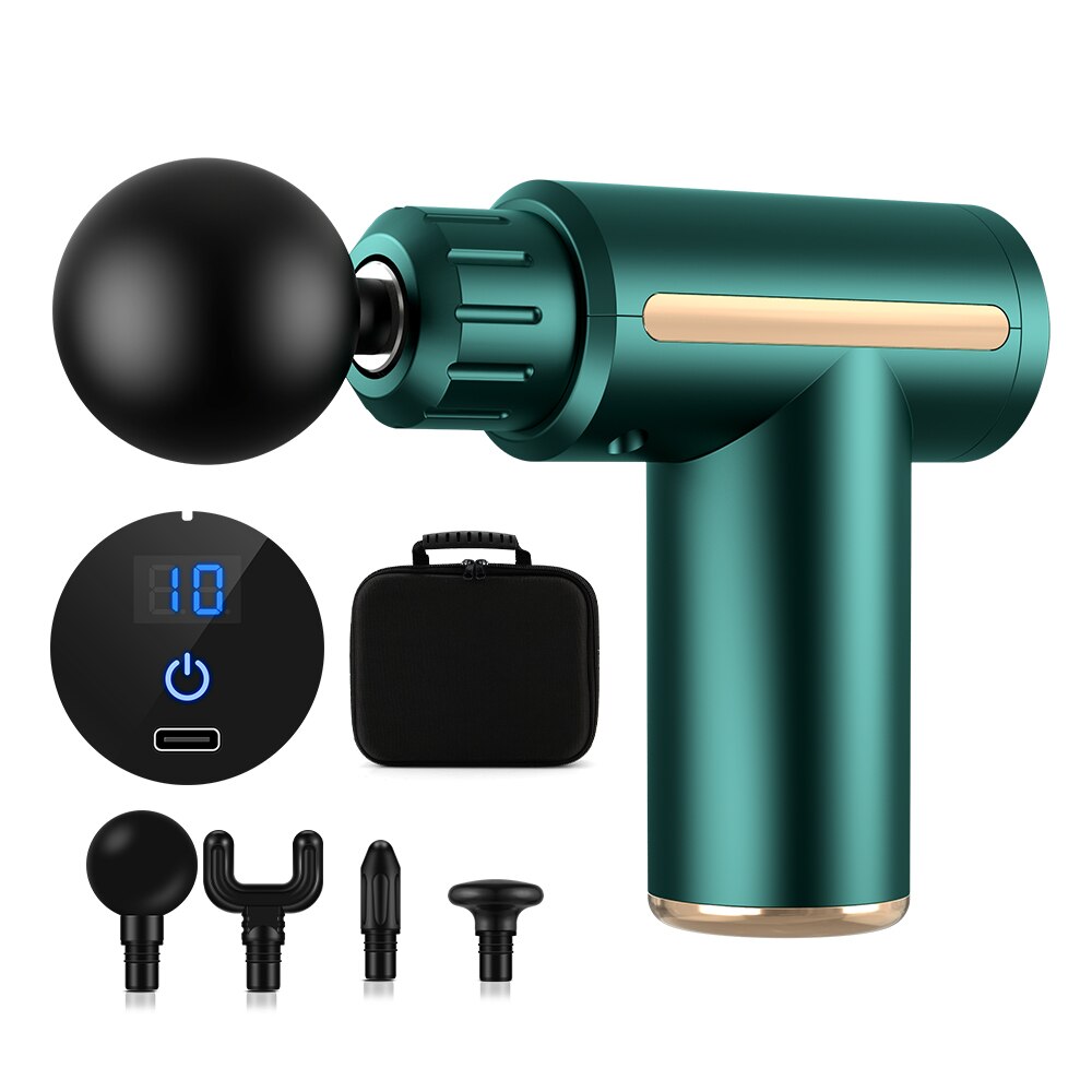 Health Manager Massage Gun Deep Tissue Percussion Muscle Massager For Pain Relief Fascia Gun Electric Body Massager