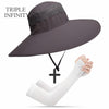 New Summer Sun Hat For Man Outdoor Quick-drying Sun-proof Men's Panama Hat Fishing Breathable Male Large Wide Brim Bucket Hats