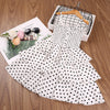 Girls Dresses 2021 Summer Polka Dots Princess Dress Elegant Female Kids Cake Dress Teens Girls 3-10 Years Children Clothes Party