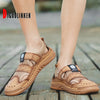 High Quality Men Sandals Summer Comfortable Soft Men's Shoes Casual Beach Outdoor Handmade Beach Sandals mens casual sandals
