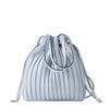 FUNMARDI Brand Design PU Leather Shoulder Bag Pleated Stripe Bucket Bag Ladies Crossbody Bag For Women Bag 2021 Handbag WLHB3081