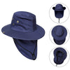 CAMOLAND Women Summer Sun Hats With Neck Flap Outdoor UV Protection Fishing Hat For Men Bucket Cap Wide Brim Hiking Hats