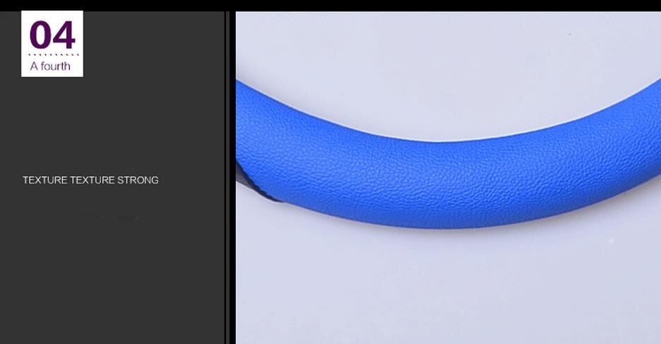 CHIZIYO Micro Fiber Leather Car Steering-wheel Cover 38CM Car-styling Sport Steering Wheel Covers Auto Accessories
