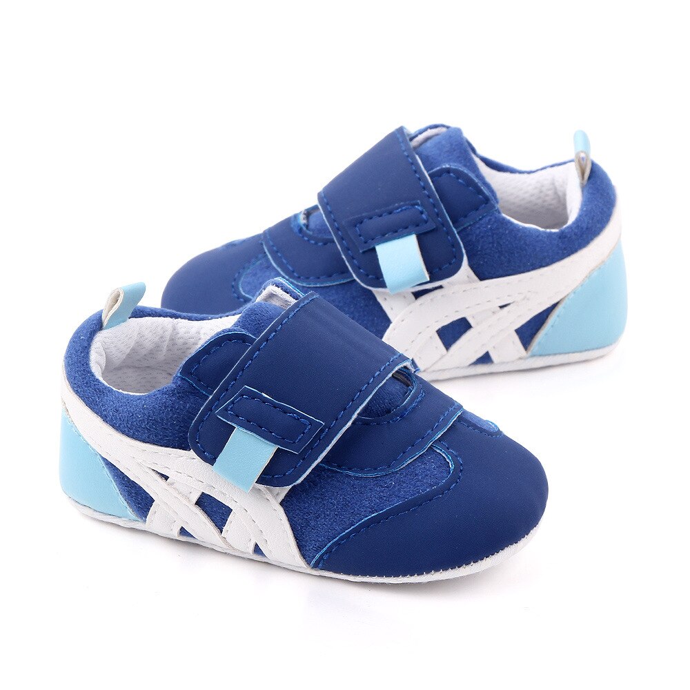 New Spring Autumn Baby Shoes Baby Boys Casual Soft Sole PU Suede Leather shoes Crib Anti-slip Sneakers First Walkers 0-18M