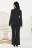women's suit office two piece set long sleeve suit pants 2 piece set female winter two pieces sets office female - Surprise store