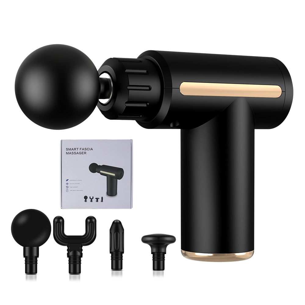 Health Manager Massage Gun Deep Tissue Percussion Muscle Massager For Pain Relief Fascia Gun Electric Body Massager