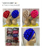 Shining Sequins Muslim Turban Cap Women Sequence Ready Female Head Wraps African Auto Gele Aso Oke Headwear Already Made Headtie