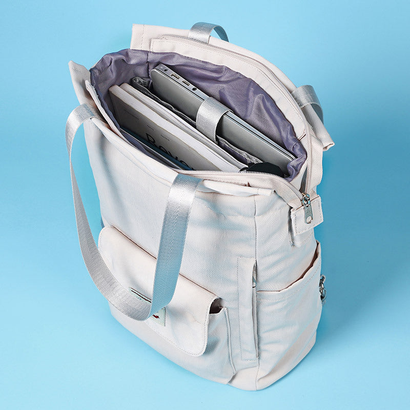 Waterproof Stylish Laptop Backpack women 13 13.3 14 15.6 inch Korean Fashion Oxford Canvas USB College Backpack bag female 2019