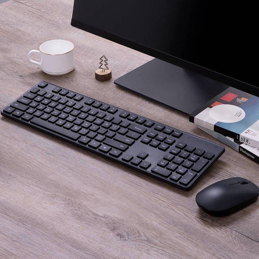 Xiaomi Wireless Keyboard & Mouse Set 2.4GHz Portable Multimedia Full-size Keyboard Mouse Combo Notebook Laptop For Office Home - Surprise store