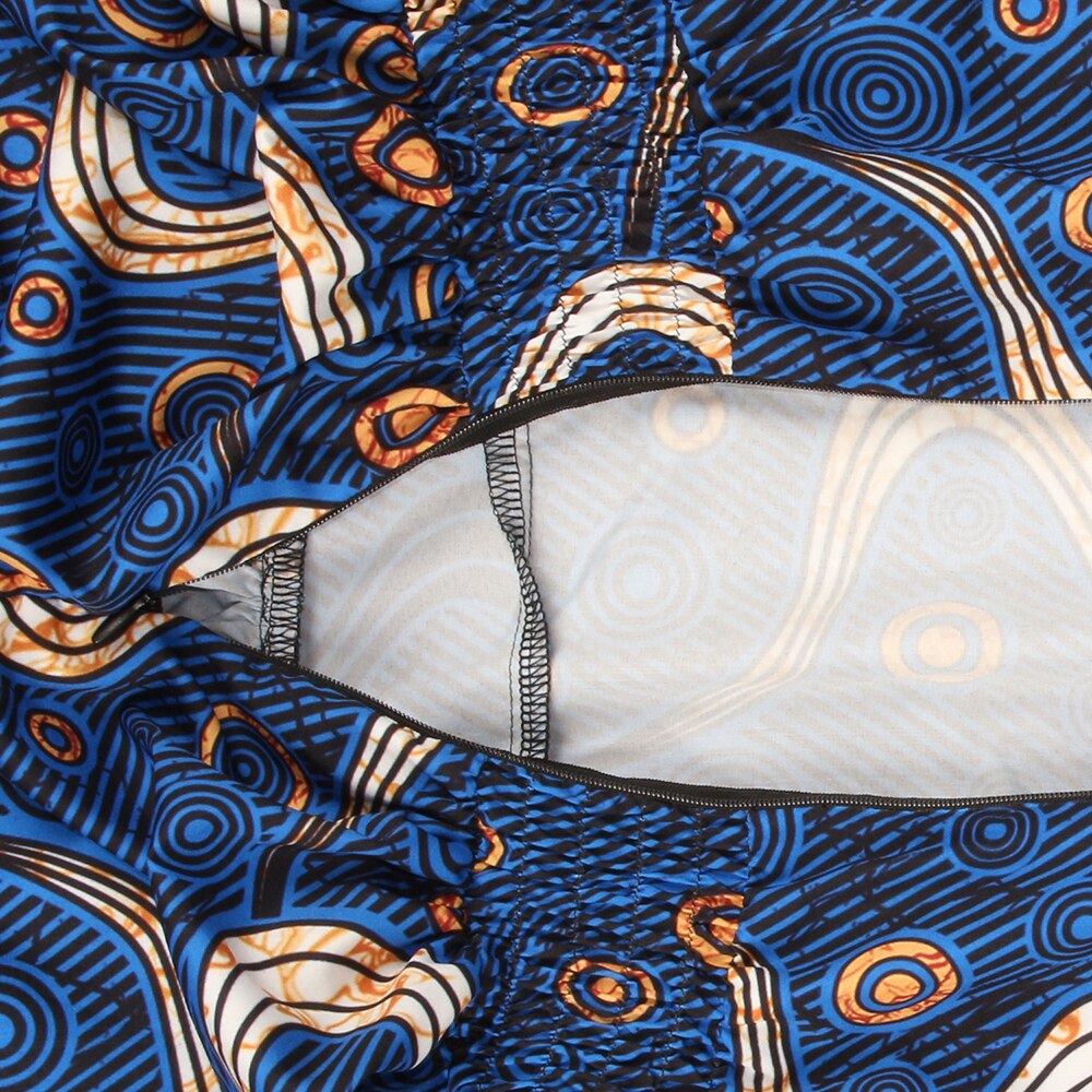 MD Plus Size Sleeveless Dress 2021 New African Clothes Ankara Dashiki Print Dress Fashion Party Dresses for Women Robe Africaine
