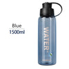 1000ml/1500ml Portable Water Bottles BPA Free Sport Drinking Bottle Outdoor Camping Cycling Hiking Sports Shaker Bottles