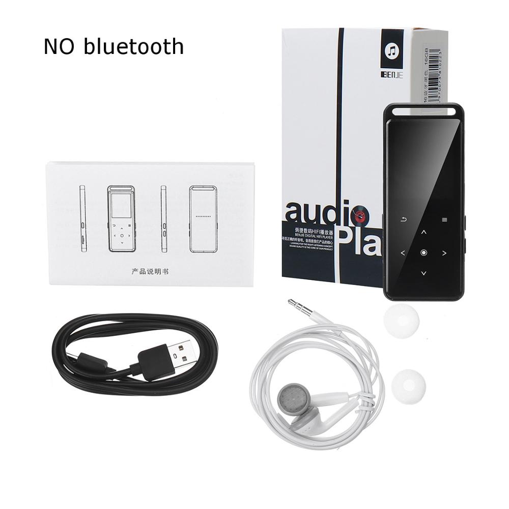16GB bluetooth MP3 Player Earphones HiFi fm Radio mini USB mp3 Sports MP 4 HiFi Portable Music Players Voice Recording Recorder