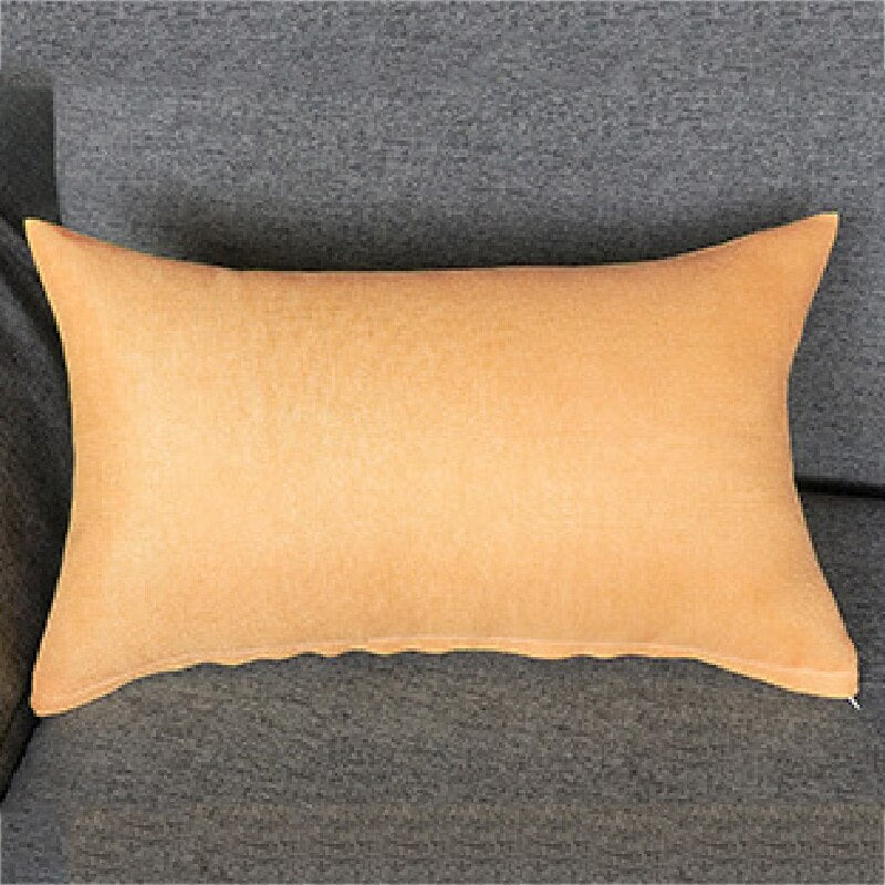 Rectangular Cushion Cover 30x50 Polyester Pillowcase Decorative Sofa Cushions Pillowcover Home Decor Black Yellow Pillow Cases