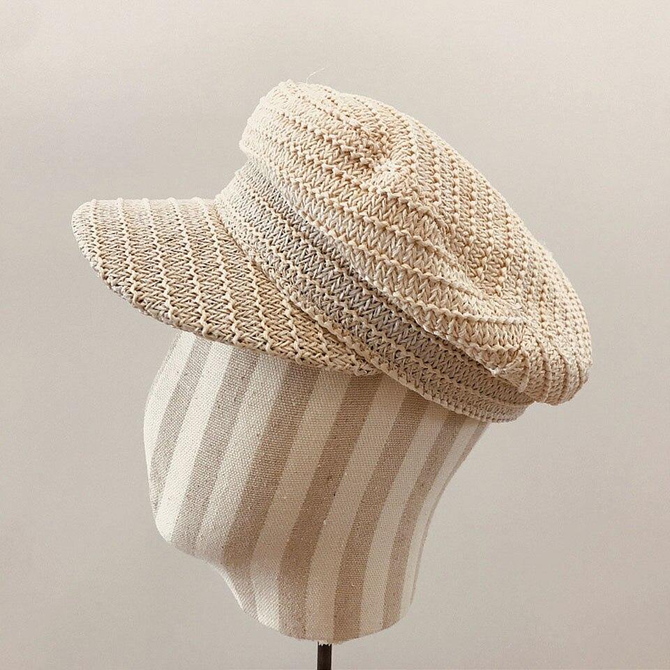 2020 New High Quality Design Military Caps Wisk Material Women Straw Hat With Popular Breathable Visor Cap - Surprise store