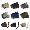 Military Equipment Belt Men Elastic Nylon Tactical Belts For Jeans Pants Solid Strap Canvas Double Ring Metal Buckle Waist Belt