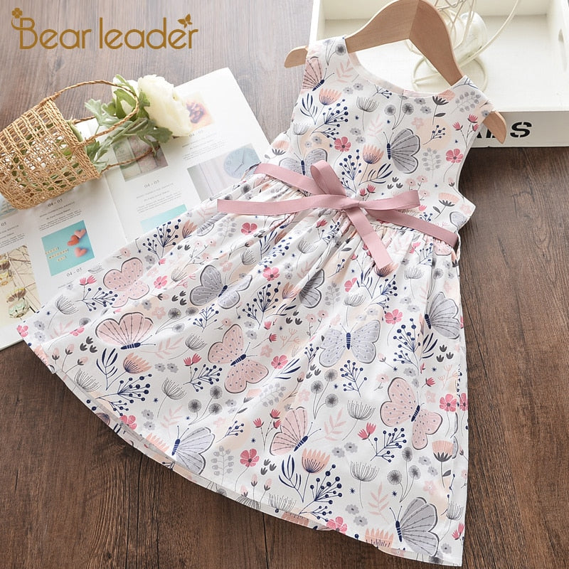 Bear Leader Girl Casual Dress 2021 New Fashion Princess Dresses Girls Sweet Costumes Cute Outfits Baby Girls Vestidos for 3 7Y