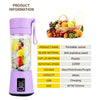 DTVANE 6 Cutter Head Smoothie Blender Electric Juicer Machine Portable Blender Mini Food Processor Personal Lemon Squeezer