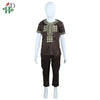 dashiki men african mens suits tops shirts pant 2 pieces set  3xl 4xl