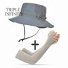 New Summer Mesh Breathable Bucket Hats Men's Outdoor Fishing Mountaineering Sun Hat Casual Foldable Adjustable Male Panama Hat