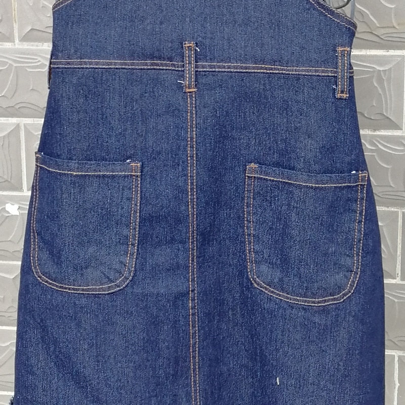 Girl Clothes Summer Sundress Toddler Suspender Denim Straps Overalls Clothing Kids Dresses Girls Vestido menina Denim trabajo