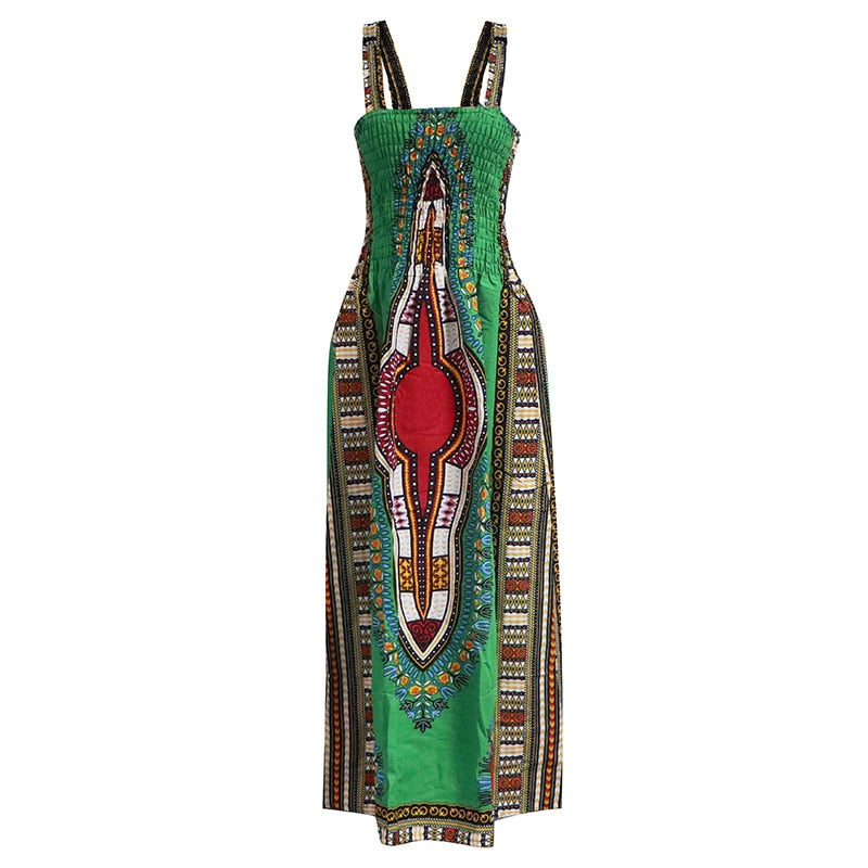 Sexy Backless Dress Summer Dashiki Casual Sundress Beach Women Plus Size Sexy Dress Vestidos De Playa african dresses for women