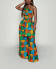 Women Sexy Boho African Jumpsuits Ankara Style DIY Bandage Rompers African Clothes African Dresses Women Robe Africaine Femme