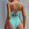 2021 Sexy Solid One Piece Swimsuit Women Swimwear Bodysuit Swimsuit Female Monokini High Waist Bathing Suits Beach Wear #T4G - Surprise store