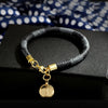 Enthusiasm Classic Women Bracelet Brown Leather Gold Alloy Cute Love Bag Pendant Women Bracelets for Men and Women Jewelry Gifts