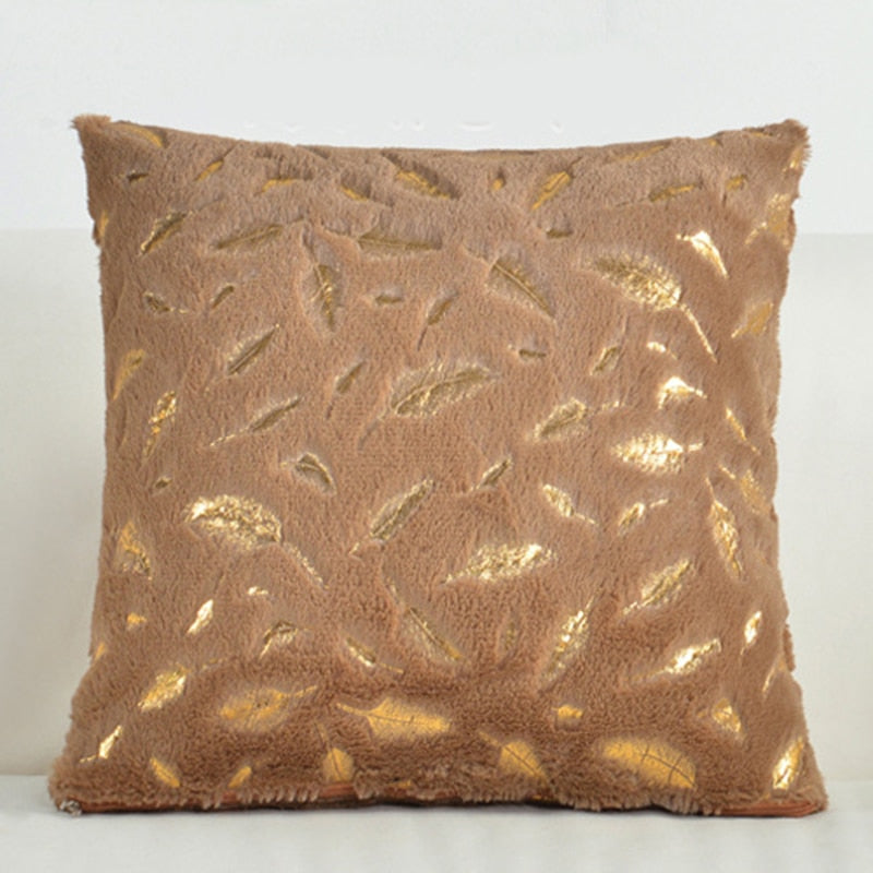 Fashion Feather Fur Decorative Cushion Cover Home Plush Pillow Case Bed Room Pillowcases Decoration Sofa Throw Pillow covers