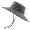 CAMOLAND Waterproof Bucket Hat For Men Summer UPF50+ Sun Hat Women Wide Brim Panama Beach Hats Outdoor Hiking Fishing Boonie Cap