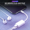 2 in 1 Adapter Splitter Cable For iPhone 11 Pro Xs Max XR 7 8 Plus iPad iOS Dual Lightning Charging Audio Earphone OTG Accessory