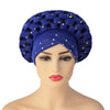 2021 Muslim Latest Shinning Sequins Headties Turban Cap for Women Ready To Wear Head Wraps African Auto Geles Headtie Bonnet