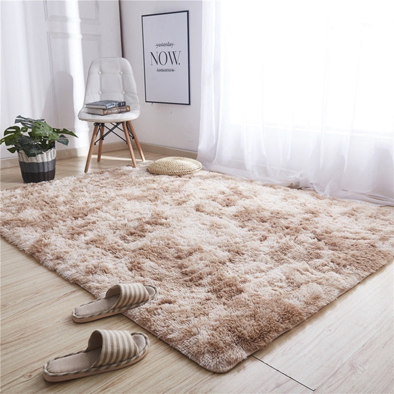 50X80cm/60X120cm Tie Dyeing Plush Soft Carpets Ultra Soft Modern Area Rugs Nursery Rug Home Room Plush Carpet Decor