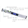 Electronic digital level gauge with / without magnetic aluminum alloy high precision digital slope meter protractor angle meter
