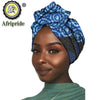 2020 African New Fashion Headwrap Women Cotton Wax Fabric Traditional Headtie Scarf Turban pure Cotton Wax AFRIPRIDE S001
