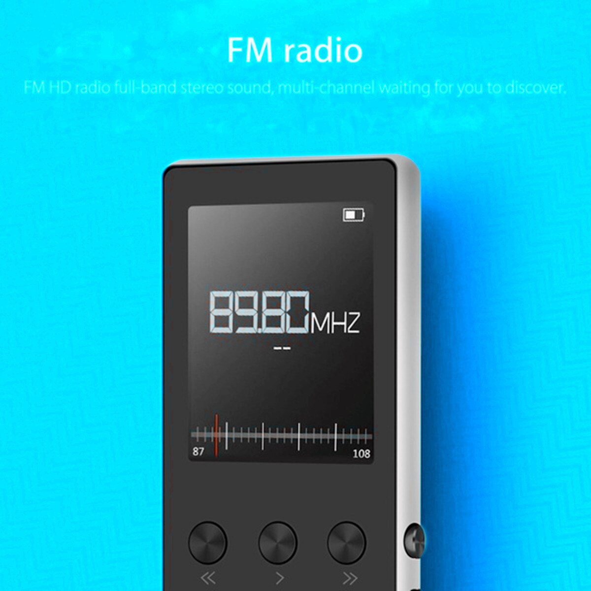 up to 128GB bluetooth MP3 Player Earphones HiFi fm Radio Sport MP 4 HiFi Portable Music Players Voice Recording Recorder TF Card