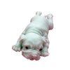 Soft Cute Realistic Silicone Bulldog Soft Animal Stress Relieve Kids Adult Toy Animal dog Toy