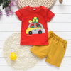 Baby boys clothes sets summer newborn cotton tops+shorts 2pcs tracksuits for bebe boys infant wedding clothing toddler outfits