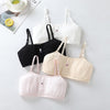 4 Pcs/Lot Girls Brassiere Underwear Cotton Kids Bra Dot Design Adolescente Girls Training Bras Breathable Teenage Girl Tops Crop