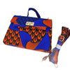 African bag Inclined Shoulder bag High Quality wax material Traditional Ankara Bag Cotton Wax Print material for Woman Bag