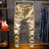 2020 New Fashion Boutique Stretch Casual Mens Jeans / Skinny Jeans Men Straight Mens Denim Jeans / Male Stretch Trouser Pants