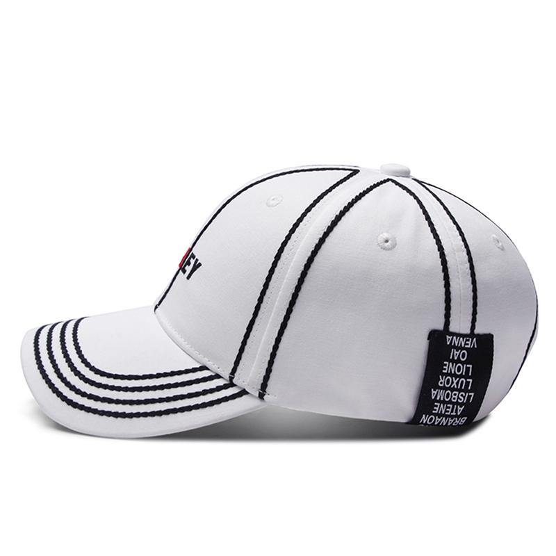 19Spring and Autumn New Letter Embroidery Baseball Cap Men and Women Outdoor Trends Wild Cap Korean Fashion Hat - Surprise store
