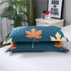 LAGMTA 1pc 100% Cotton Pillowcase Cartoon Plant Plaid Flower Zipper Pillowcase Multiple Styles Customizable To Any Size
