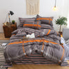 Stripe Bedding Set Nordic Duvet Cover Couple Bed Quilt Cover Simple Bed Sheet Single Double Queen King Size 4 pcs Bed Linens