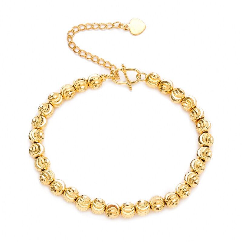 Fashion Plated 24K Gold Multi Shape Punk Bracelet Curb Cuban Chain Gold Color Bracelets Bangle For Men Women Jewelry Gifts